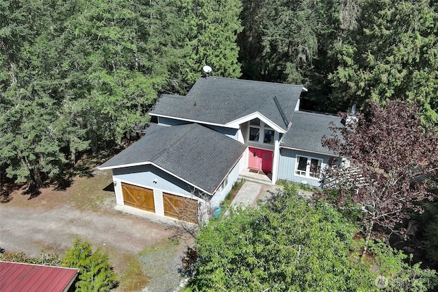 drone / aerial view