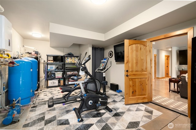 view of workout area