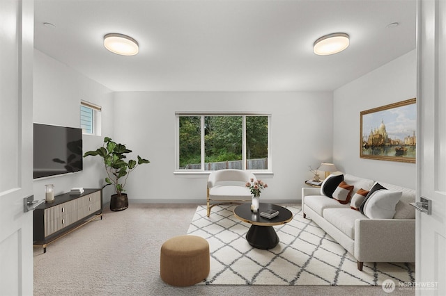 7872 198th Avenue Pl E, Bonney Lake, WA 98391 - carpeted living area featuring baseboards
