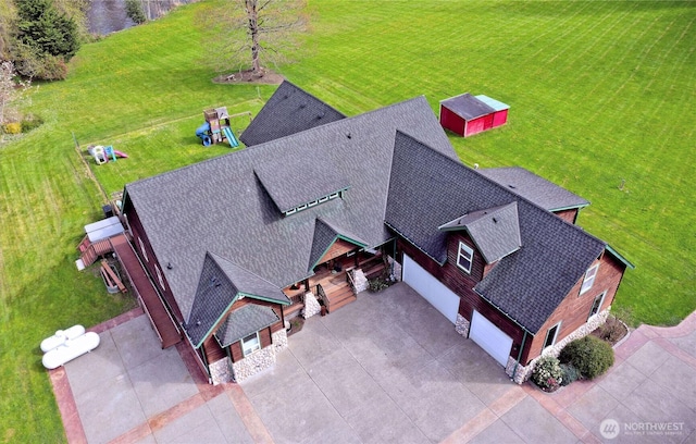 aerial view