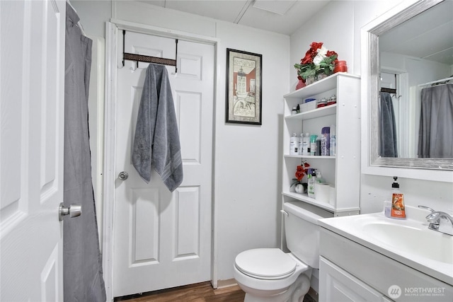 31600 126th Ave SE Unit 114, Auburn, WA 98092 - full bath featuring toilet, wood finished floors, and vanity