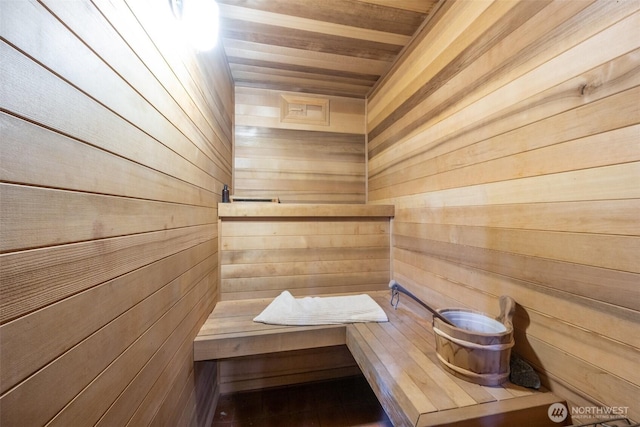 36984 Aspen Way NE, Hansville, WA 98340 - sauna featuring wooden walls