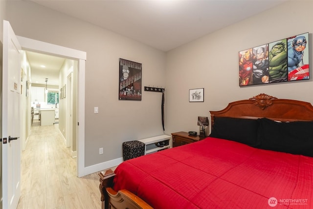 6321 Pony Pl, Maple Falls, WA 98266 - bedroom featuring light wood-style floors and baseboards