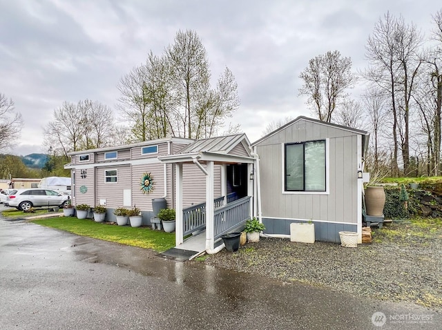 view of manufactured / mobile home