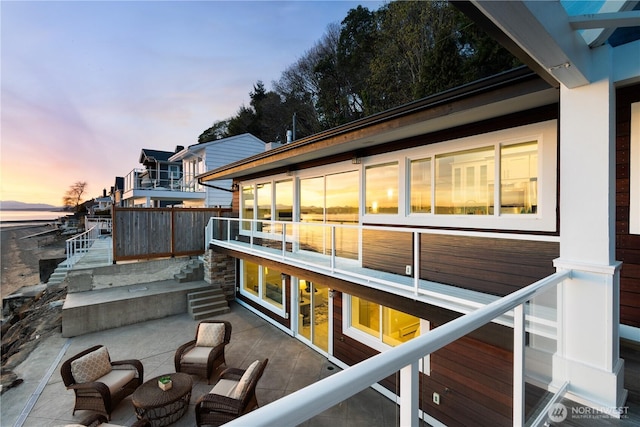 exterior space with a patio area