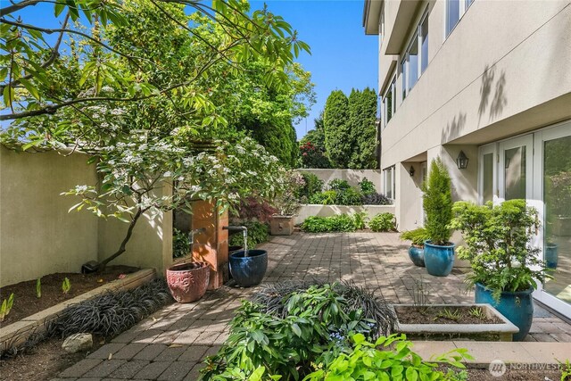 view of patio / terrace with fence