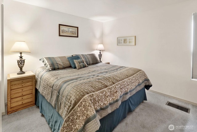 7806 Birch Bay Dr Unit 1107, Blaine, WA 98230 - bedroom featuring visible vents, baseboards, and carpet floors