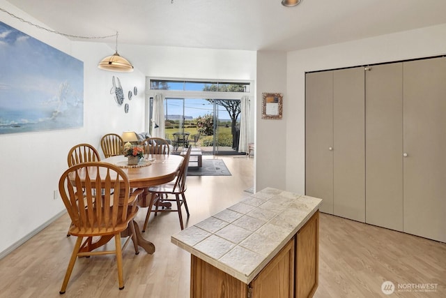 7806 Birch Bay Dr Unit 1107, Blaine, WA 98230 - dining room featuring light wood-style flooring