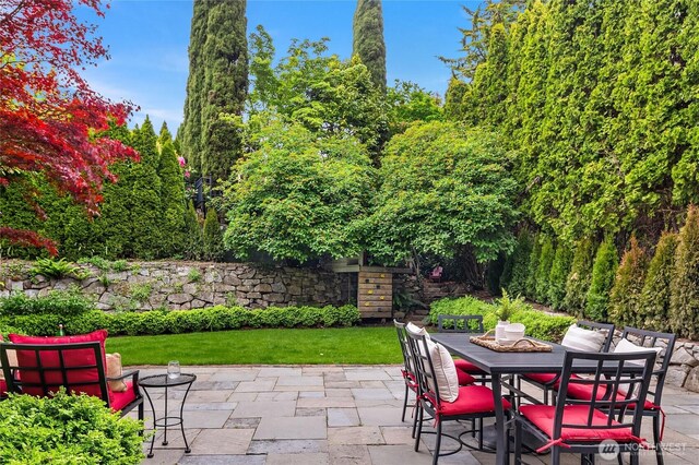 1919 Shenandoah Dr E, Seattle, WA 98112 - view of patio / terrace with outdoor dining area
