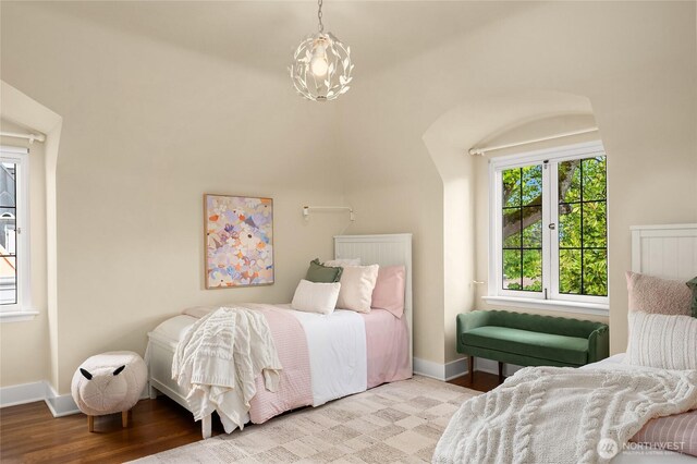 1919 Shenandoah Dr E, Seattle, WA 98112 - bedroom with baseboards and wood finished floors