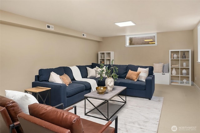 1919 Shenandoah Dr E, Seattle, WA 98112 - living area featuring light colored carpet