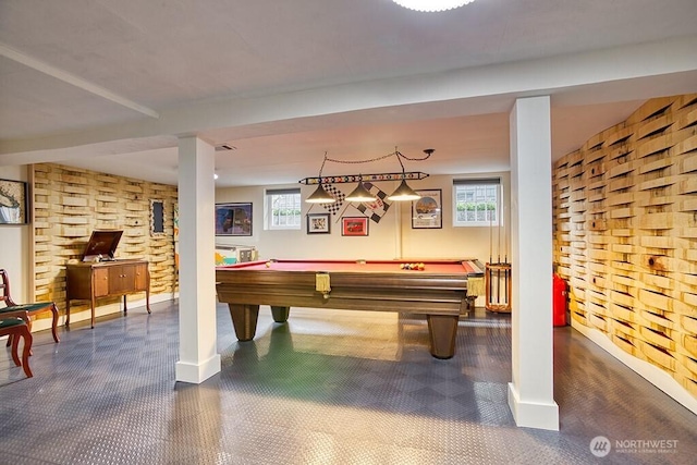 1305 10th St, Everett, WA 98201 - game room with tile patterned floors, plenty of natural light, and pool table
