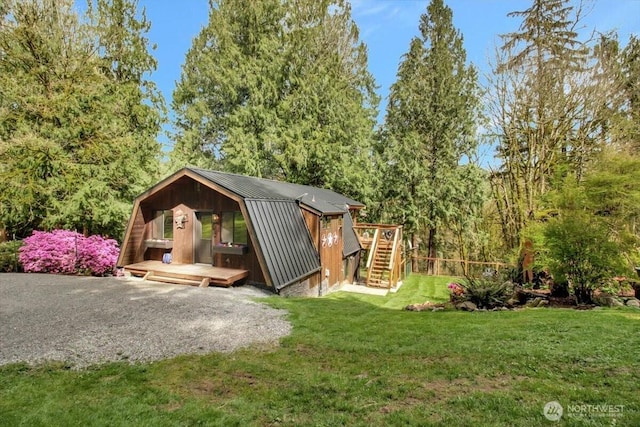 view of outbuilding