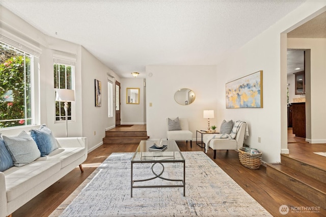 20817 29th Ave SE, Bothell, WA 98021 - living room featuring wood finished floors and baseboards