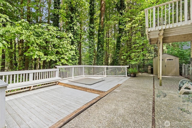 20817 29th Ave SE, Bothell, WA 98021 - wooden deck with a shed and an outbuilding