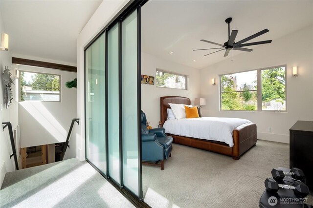 11116 SE 4th St, Bellevue, WA 98004 - bedroom with baseboards, carpet, and multiple windows