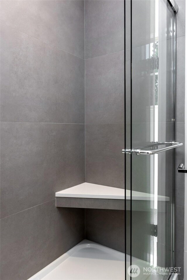11116 SE 4th St, Bellevue, WA 98004 - bathroom with a shower with shower door