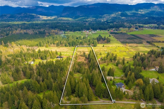 37902 278th Ave SE, Enumclaw, WA 98022 - drone / aerial view featuring a mountain view