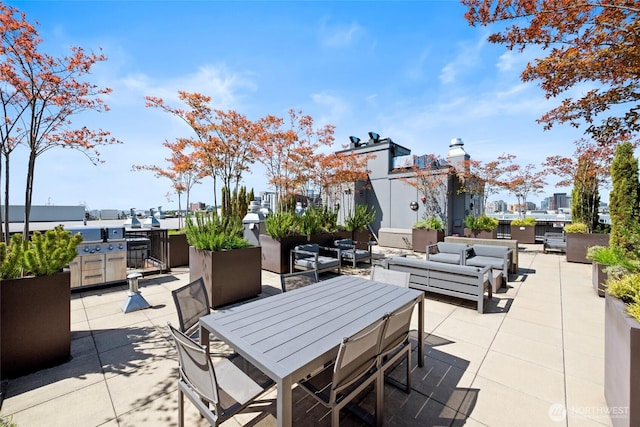 1408 12th Ave Unit 507, Seattle, WA 98122 - view of patio with outdoor lounge area and outdoor dining space