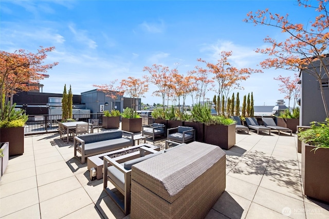 1408 12th Ave Unit 507, Seattle, WA 98122 - view of patio / terrace featuring an outdoor hangout area and outdoor dining area