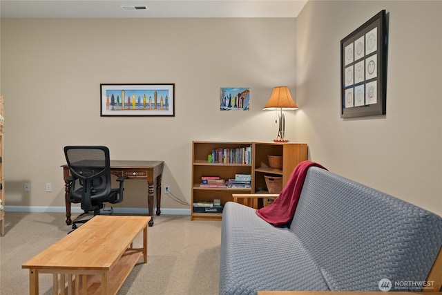 23154 Sunserra Loop NW Unit B15, Quincy, WA 98848 - office with visible vents, baseboards, and carpet floors
