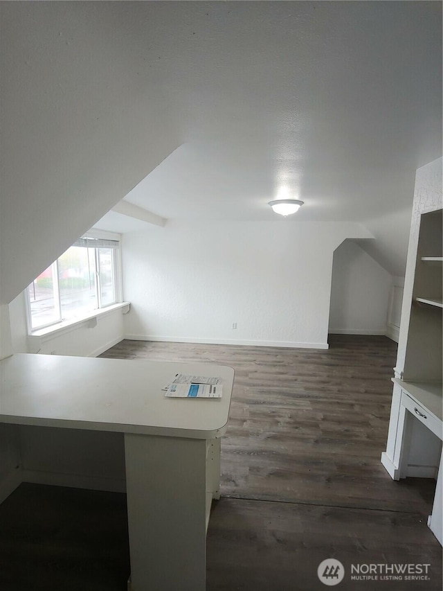 1700 California Ave S, Long Beach, WA 98631 - additional living space featuring baseboards and wood finished floors