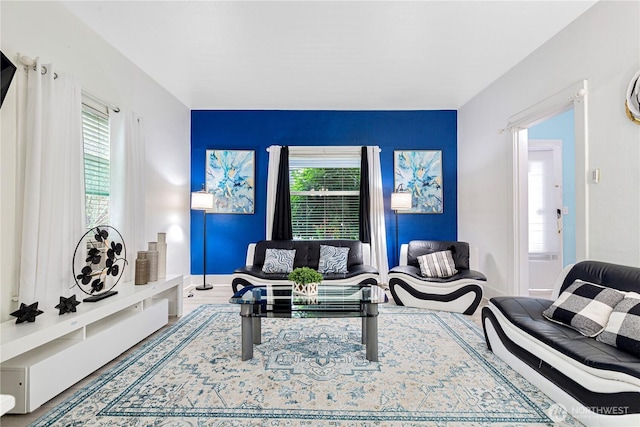 819 NW 50th St, Seattle, WA 98107 - living room with baseboards and plenty of natural light