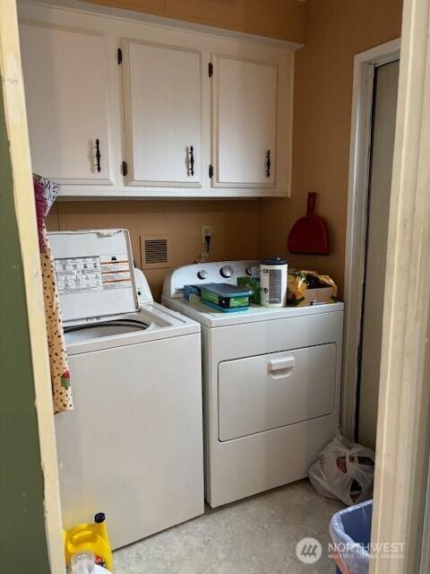 6210 105th Ave Court E Unit 67, Puyallup, WA 98372 - laundry room with cabinet space and independent washer and dryer