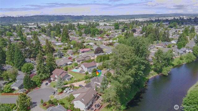 932 Pike Pl NE, Auburn, WA 98002 - aerial view of property's location featuring a large body of water and nearby suburban area
