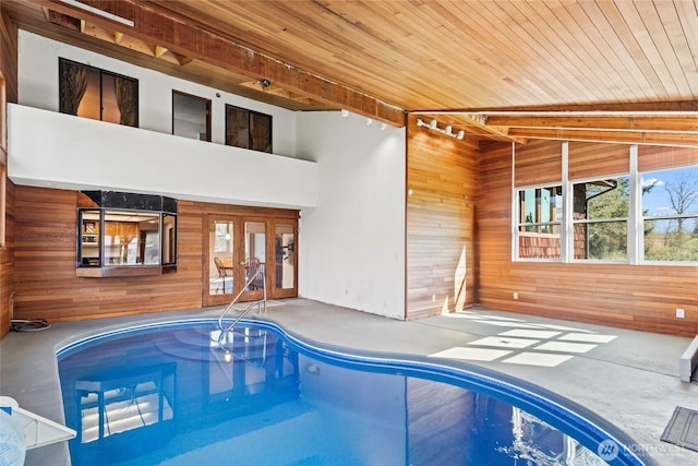 view of indoor pool