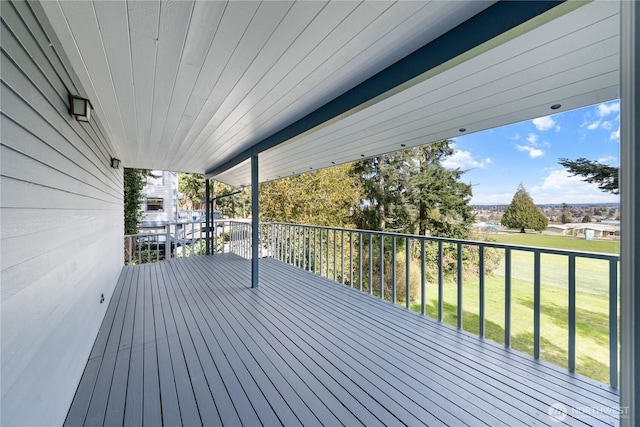 478 SW Judson Dr, Oak Harbor, WA 98277 - wooden deck featuring a yard