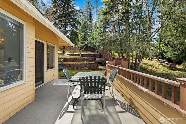 13923 SE 79th Dr, Newcastle, WA 98059 - view of patio with outdoor dining space