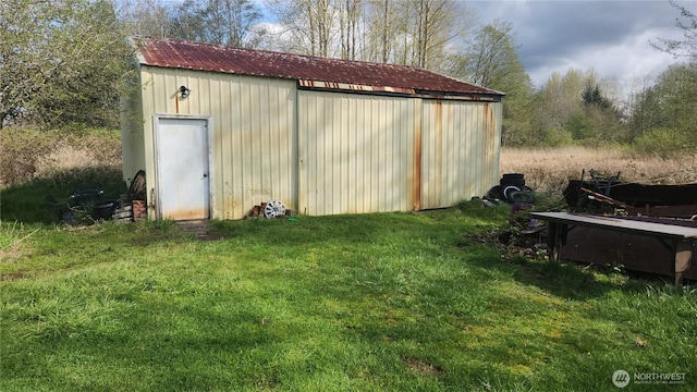 8458 Shintaffer Rd, Blaine, WA 98230 - view of outdoor structure featuring an outbuilding