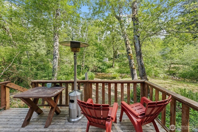 112 Mountain View Dr N, Ashford, WA 98304 - view of deck