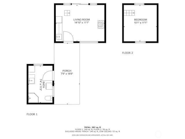 112 Mountain View Dr N, Ashford, WA 98304 - view of layout