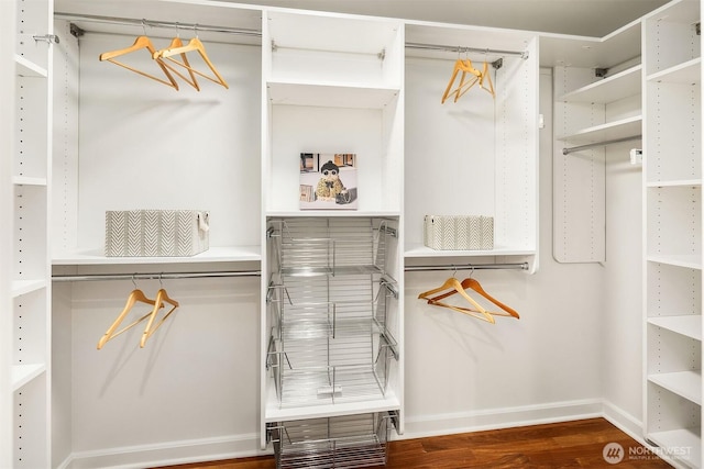 10047 Main St Unit 413, Bellevue, WA 98004 - walk in closet with wood finished floors