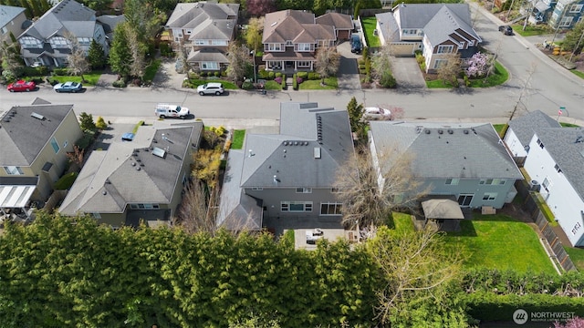 birds eye view of property featuring a residential view