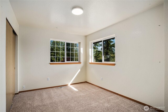 12204 30th St NE, Lake Stevens, WA 98258 - unfurnished room featuring carpet floors, visible vents, and baseboards