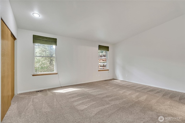 28529 298th Pl SE, Ravensdale, WA 98051 - carpeted spare room featuring plenty of natural light, visible vents, and baseboards