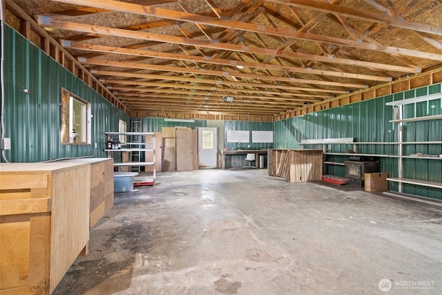 view of horse barn