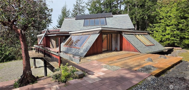 5612 Cape George Rd, Port Townsend, WA 98368 - rear view of property with a deck
