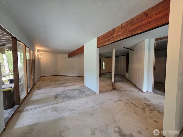 5612 Cape George Rd, Port Townsend, WA 98368 - interior space with concrete flooring