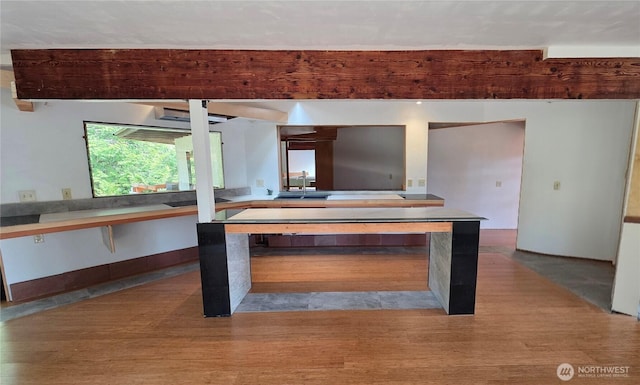 5612 Cape George Rd, Port Townsend, WA 98368 - unfurnished dining area with wood finished floors