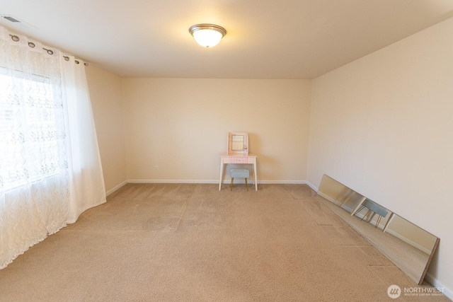 12512 SE 302nd Pl, Auburn, WA 98092 - empty room with light carpet, visible vents, and baseboards