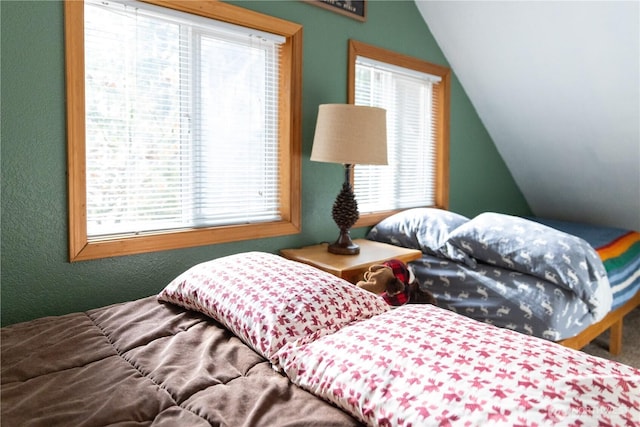 139 Mount Rainier Dr, Packwood, WA 98361 - bedroom featuring lofted ceiling