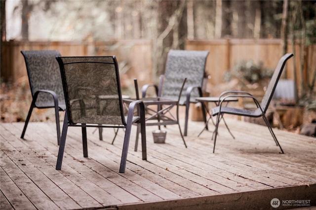 139 Mount Rainier Dr, Packwood, WA 98361 - view of wooden terrace