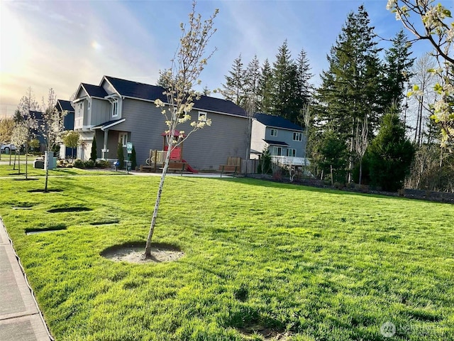 view of yard