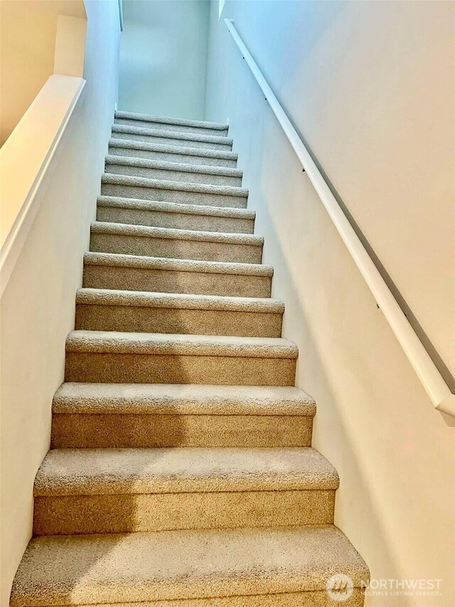 view of staircase
