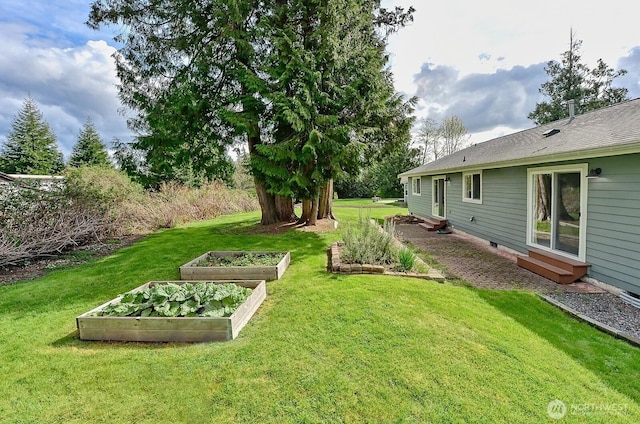5786 Skagit Pl, Blaine, WA 98230 - view of yard featuring entry steps and a vegetable garden