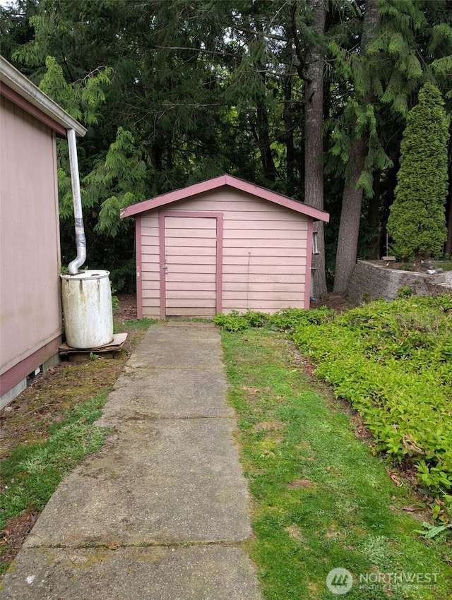 4949 Samish Way Unit 45, Bellingham, WA 98229 - garage with a storage shed